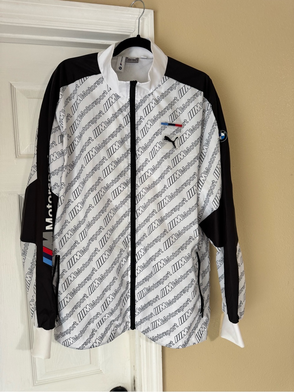 PUMA BMW M Motorsport All-Over Print Track Jacket Size XL